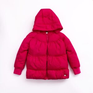 Bebe girl jacket with hood type