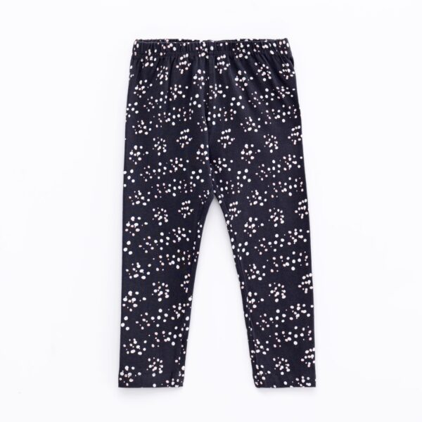 Bebe girl leggings single jersey-lycra anthracite allover