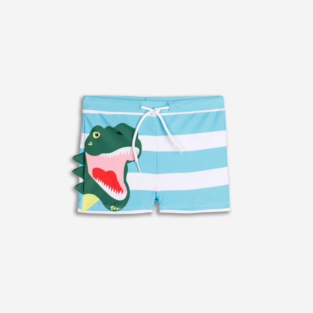 Ba&ntilde;ador boxer rayas dino infantil ni&ntilde;o