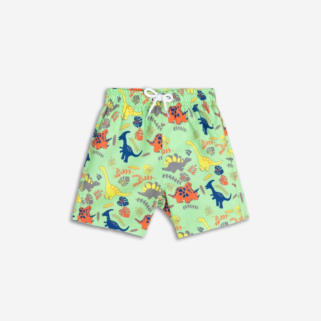 ba&ntilde;ador dino verde infantil ni&ntilde;o