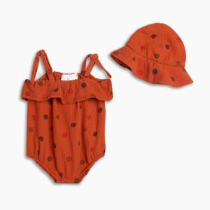 B1odysuit sleeveless+cap newborn