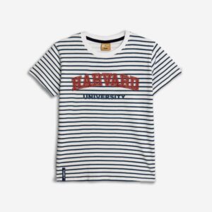 shirt s/s boy white stripe