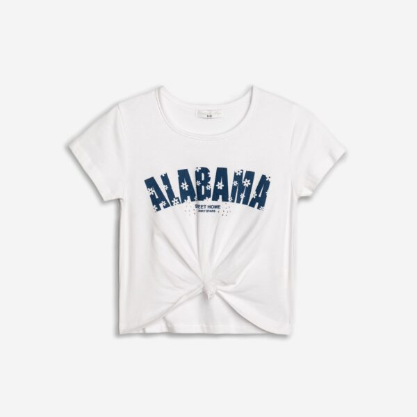 T-shirt s/s lycra girl white