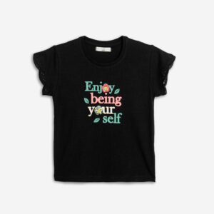t-shirt s/s lycra girl black