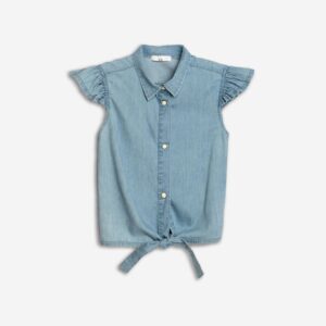 Shirt jean sleeveless girl type