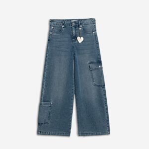 Pants jean lycra girl blue