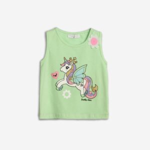 T-shirt sleeveless lycra bebe girl