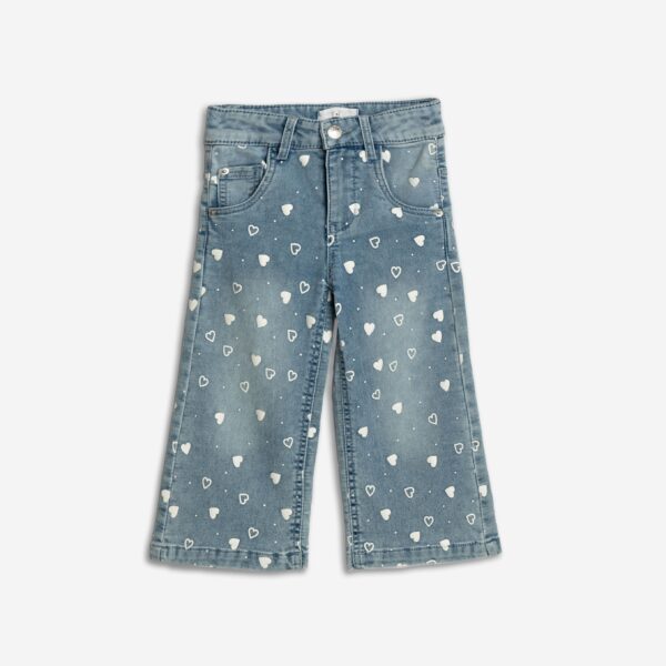 Pants jean lycra bebe girl blue