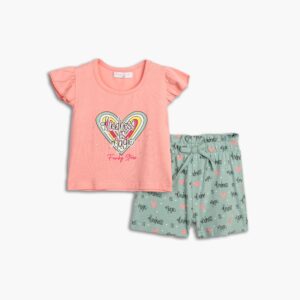 Set shorts jersey bebe girl