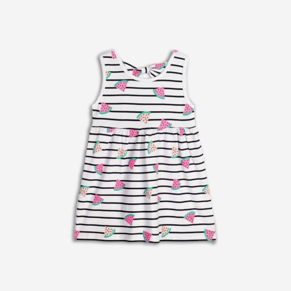 Dress lycra bebe girl white allover