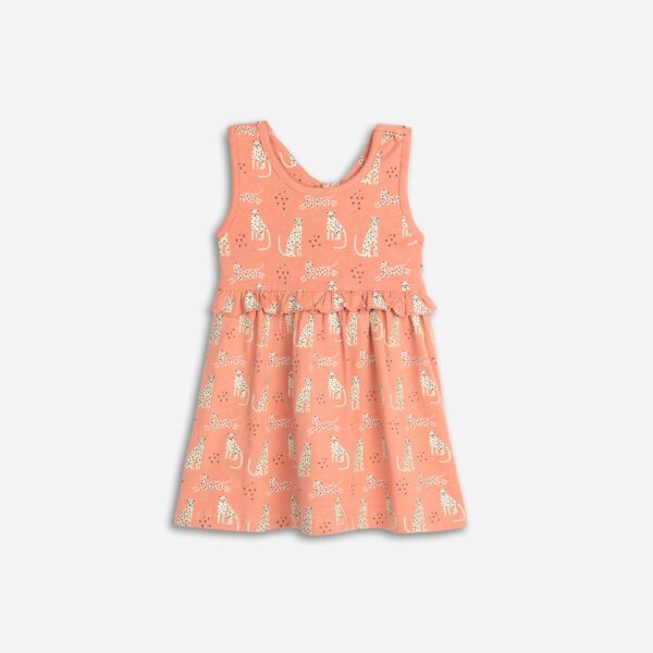 Dress lycra bebe girl terakota