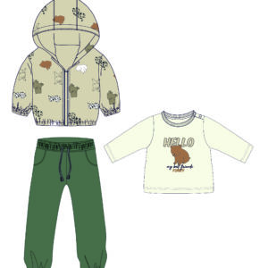 jacket nylon months boy beige