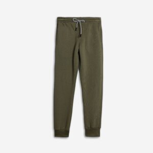 Pants fleece boy khaki