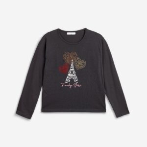 Blouse anthracite girl