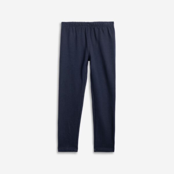 Leggings fleece girl blue