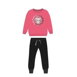Set fleece girl nostalgia/black