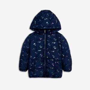 Jacket mini girl blue allover