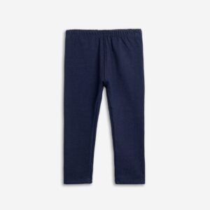 Leggings fleece mini girl blue