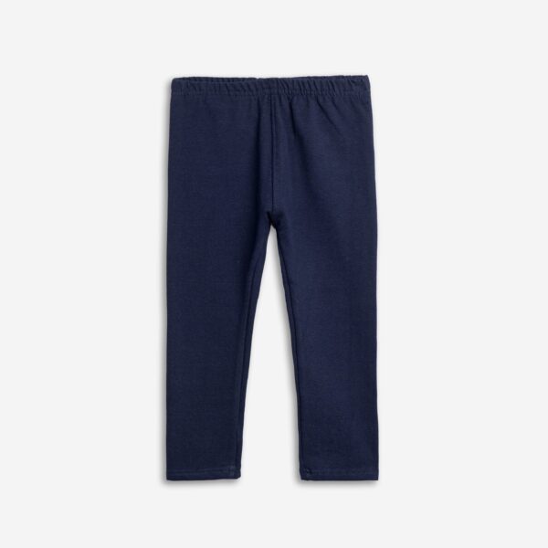 Leggings fleece mini girl blue