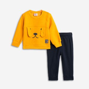 Set fleece baby boy nugget/blue