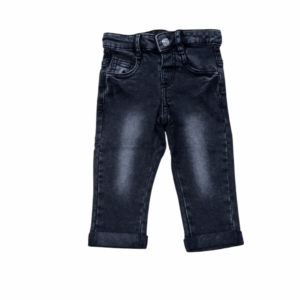 Pantalón vaquero recto negro bebé