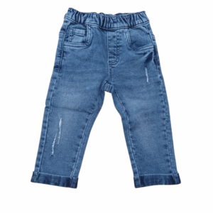 Pantalón vaquero recto azul bebé