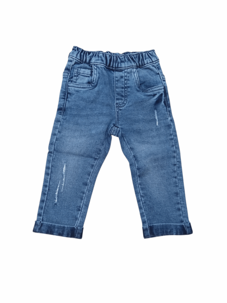 Pantal&oacute;n vaquero recto azul beb&eacute;