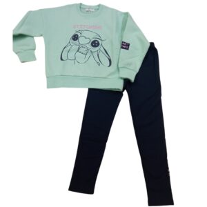 Conjunto sudadera +leggings juvenil stich