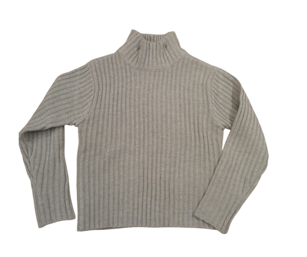 Jersey de punto juvenil beige