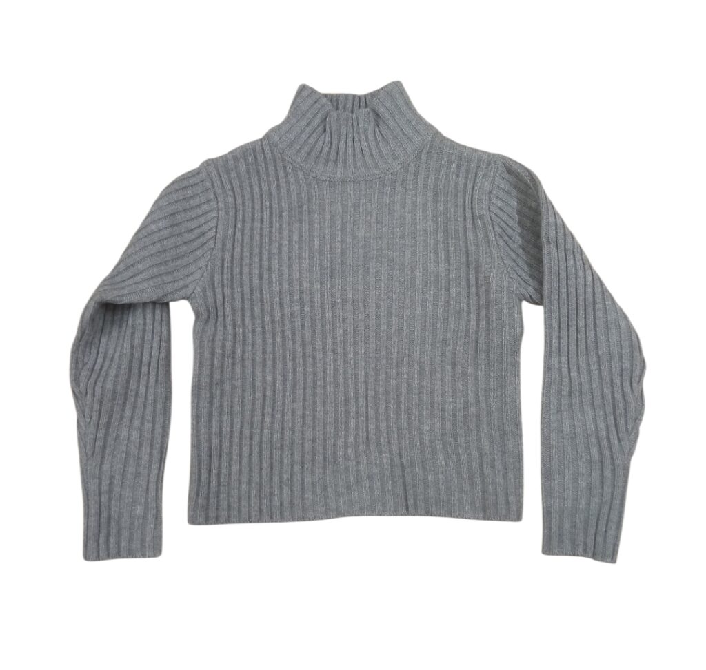 Jersey de punto juvenil gris