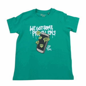 camiseta verde móvil chico juvenil
