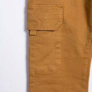 Pantalón cargo juvenil marrón claro - Imagen 3