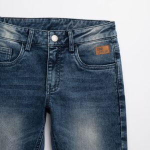 Pantalón vaquero juvenil azul rectos - Imagen 2