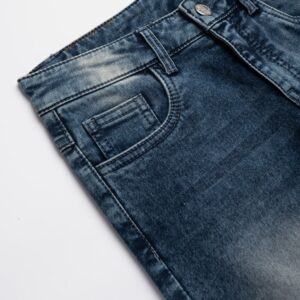 Pantalón vaquero juvenil azul rectos - Imagen 3