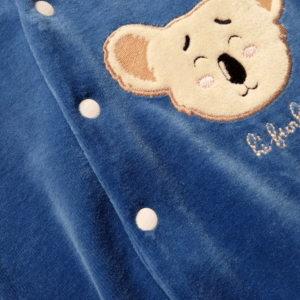 Pijama polar azul koala  bebé - Imagen 2