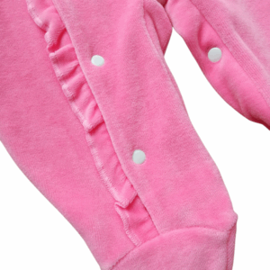 Pijama polar rosa gato bebé - Imagen 3