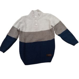 Jersey punto niño cuello alto