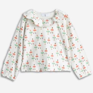 Camiseta manga larga  bailarinas niña