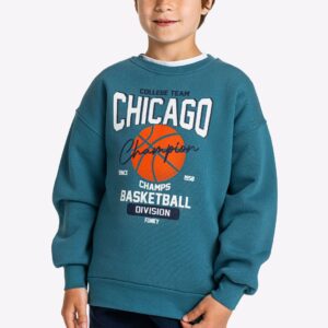 Chándal niño juvenil  verde/marino basket