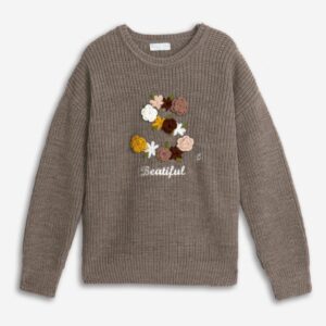 Jersey punto moca juvenil flores