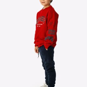 Chándal niño juvenil rojo/marino gamer