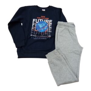 Chándal niño juvenil marino/gris future