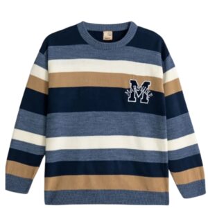 Jersey de punto fino juvenil rayas