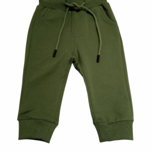 Pantalón chándal algodón kaki bebé