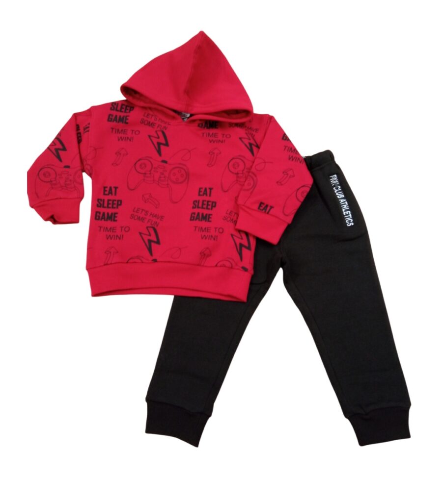 Ch&aacute;ndal polar ni&ntilde;o rojo/negro game