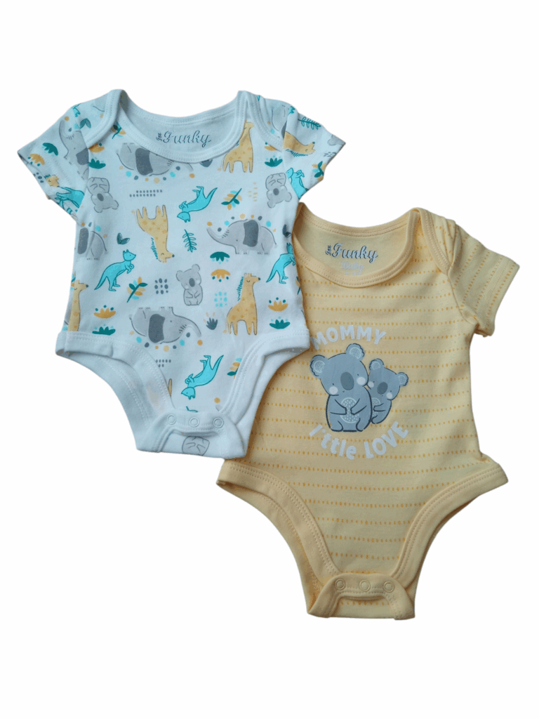 Pack dos bodys koala/animales beb&eacute;