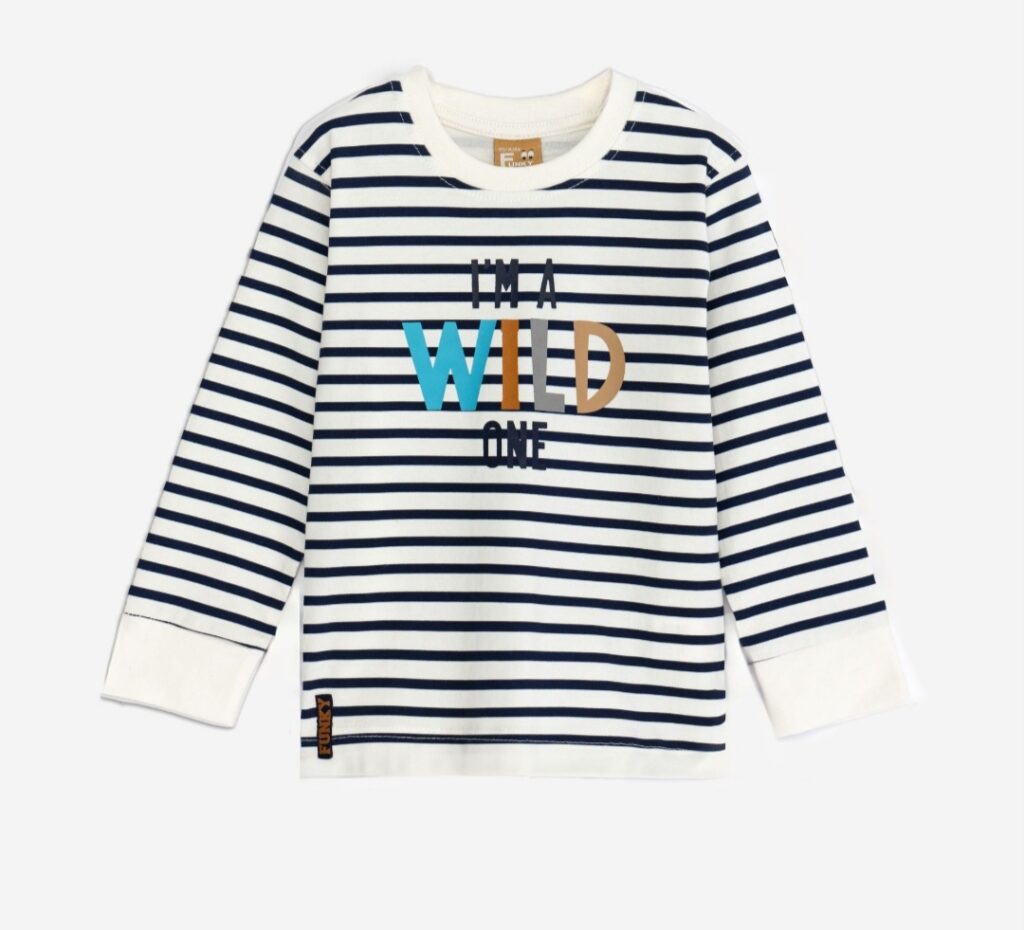 Sudadera fina rayas ni&ntilde;o