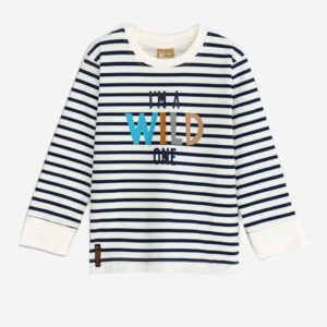 Sudadera fina rayas niño