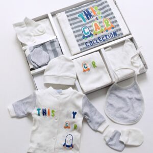 Cofre regalo bebé 10 piezas Coche