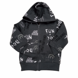Chaqueta con capucha niño Letras